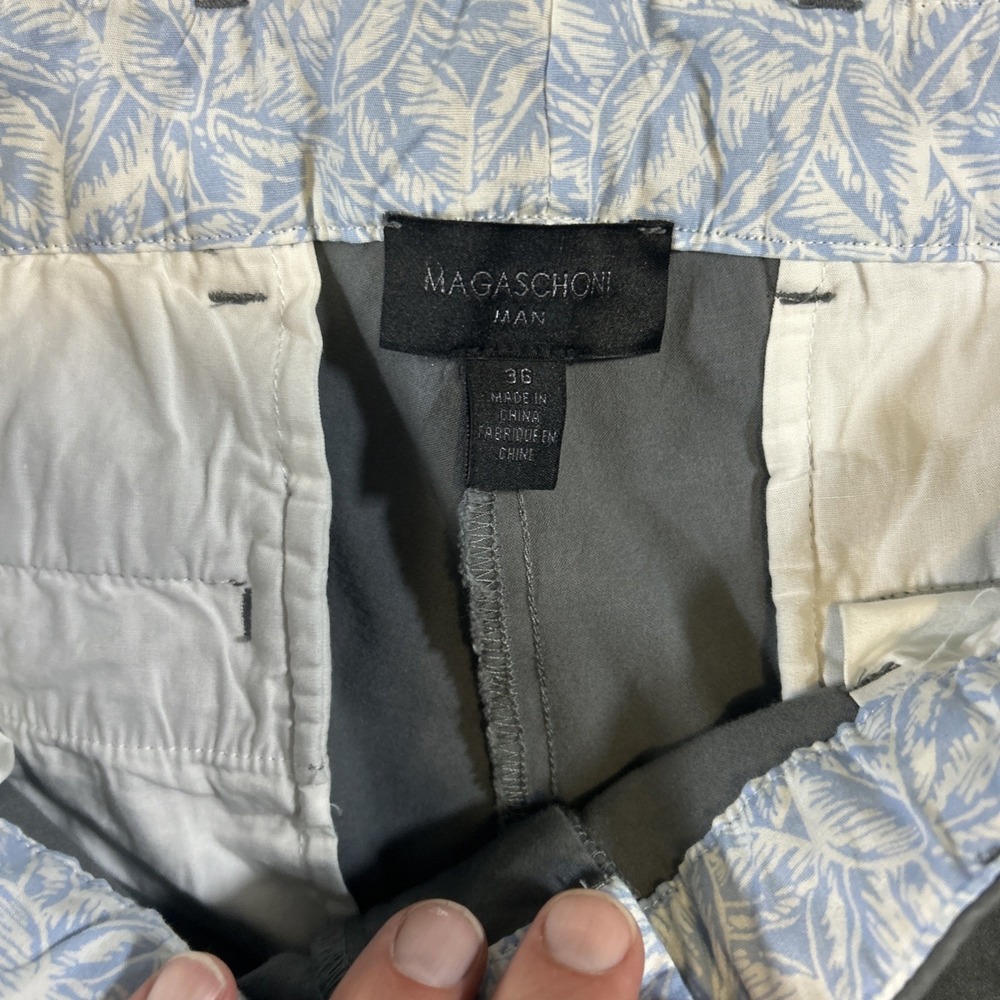 Magaschoni Men Performance Chino Pants‎ Size 36x30 Gray - Picture 2 of 4